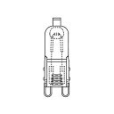 【中古】三菱 ミラー無しラインボルトハロゲンランプ 《ハロピン(HALOPIN)》 110V 40W フロストタイプ G9口金 フック包装 JD110V40W/...
