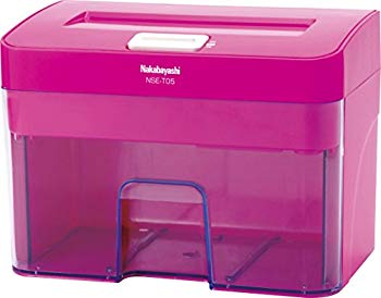 Rakuten - 【中古】ナカバヤシ パーソナルシュレッダー ファインカット ピンク NSE-T05P wgteh8f