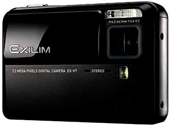 【中古】CASIO デジタルカメラ EXILIM (エクシリム) EX-V7BK ブラック bme6fzu