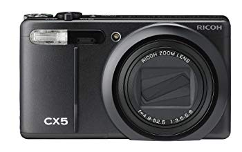 【中古】RICOH ハイブリッドAFシステム搭載 光学10.7倍ズーム CX5 ブラック CX5BK wgteh8f