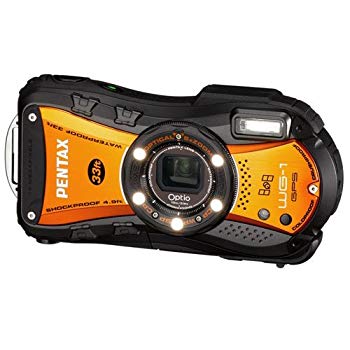 【中古】PENTAX 防水デジタルカメラ Optio WG-1 GPS シャイニーオレンジ 約1400万画素 10m防水 OPTIOWG-1GPSOR g6bh9ry