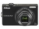 【中古】Nikon デジタルカメラ COOLPIX (クールピクス) S6000 ノーブルブラック S6000BK wyw801m