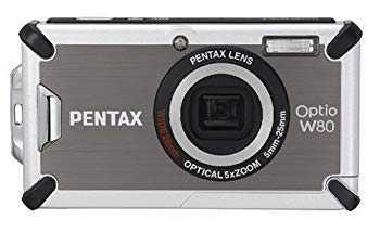 【中古】PENTAX 防水デジタルカメラ OPTIO (オプティオ) W80 アズールブルー 1200万画素 光学5倍ズーム OPTIOW80AB 2mvetro