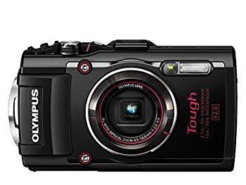 楽天ドリエムコーポレーション【中古】【非常に良い】OLYMPUS デジタルカメラ STYLUS TG-4 Tough ブラック 1600万画素CMOS F2.0 15m 防水 100kgf耐荷重 GPS+電子コンパス&内蔵Wi-Fi TG-4 BLK qqffhab