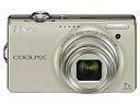 【中古】Nikon デジタルカメラ COOLPIX (クールピクス) S6000 シャンパンシルバー S6000SL wyw801m