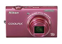 【中古】Nikon デジタルカメラ COOLPIX (クールピクス) S6200 チェリーピンク S6200PK g6bh9ry