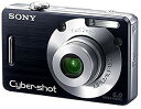 【中古】ソニー SONY デジタルカメラ サイバーショット DSC-W50 ブラック DSC-W50 bme6fzu(2)