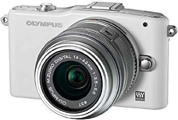 【中古】OLYMPUS ミラーレス一眼 PEN mini E-PM1 レンズキット ホワイト E-PM1 LKIT WHT g6bh9ry