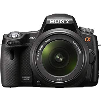 【中古】ソニー SONY ミラーレス一眼 α55 ズームレンズキット DT 18-55mm F3.5-5.6 SAM付属 SLT-A55VL wgteh8f