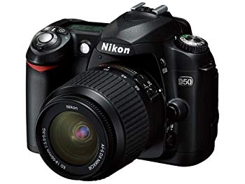 【中古】Nikon D50 ブラック デジタル一眼レフカメラ レンズキット〔AF-S DX ズームニッコール ED 18~55mm F3.5~5.6G〕 o7r6kf1