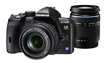 【中古】【非常に良い】OLYMPUS デジタル一眼レフカメラ E-520 ダブルズームキット E-520WKIT 6g7v4d0