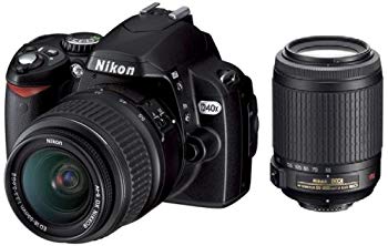 【中古】Nikon デジタル一眼レフカメラ D40X ダブルズームキット D40XWZ bme6fzu