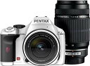 【中古】PENTAX デジタル一眼レフカメラ K-x ダブルズームキットホワイト wyw801m