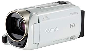 【中古】【非常に良い】Canon デジタルビデオカメラ iVIS HF R52 ホワイト 光学32倍ズーム IVISHFR52WH 9jupf8b