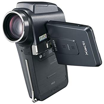 【中古】【非常に良い】SANYO ハイビジョン対応デジタルムービーカメラ Xacti (ザクティ) DMX-HD2(K) ブラック bme6fzu