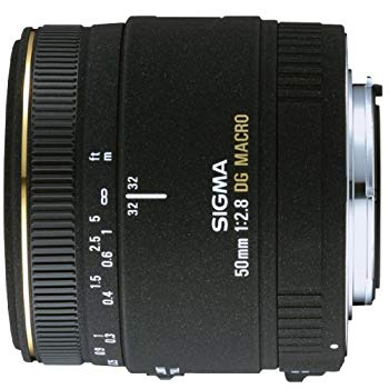 【中古】SIGMA 単焦点マクロレンズ MACRO 50mm F2.8 EX DG キヤノン用 フルサイズ対応