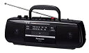 【中古】【非常に良い】パナソニック ラジカセ FM/AM/ワイドFM対応 ブラック RX-FS27-K n5ksbvb(2)