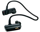 【中古】SONY ウォークマン Wシリーズ 4GB ヘッドホン一体型 防水タイプ ブラック NWD-W253/B wgteh8f
