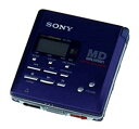 【中古】SONY ソニー MZ-R55 ブルー ポータブルMDレコーダー （MDLP非対応/録音/再生兼用機/録再/MDウォークマン） 9jupf8b