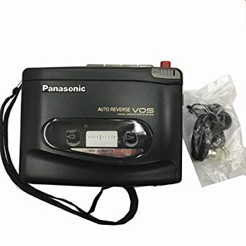 【中古】Panasonic ポータブルミニカセットレコーダー RQ-L400-K ブラック ggw725x