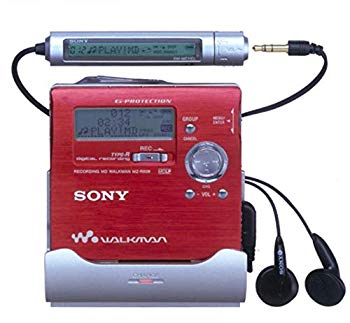 【中古】SONY ソニー MZ-R909 レッド MDレコーダー MDLP対応 （MD録音再生兼用機/ポータブルMDプレーヤー/ポータブルミニディスクレコーダー）