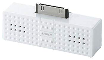【中古】(未使用・未開封品)　ELECOM iPod用ステレオミニスピーカー Sound Block ホワイト ASP-P300WH og8985z