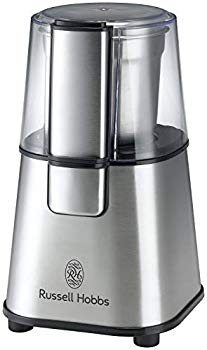 【状態　非常に良い】【中古品】ラッセルホブス コーヒーグラインダー 電動 7660JP【メーカー名】Russell Hobbs (ラッセルホブス)【メーカー型番】7660JP【ブランド名】Russell Hobbs (ラッセルホブス)【商品説明】ラッセルホブス コーヒーグラインダー 電動 7660JPサイズ:12.5×12.5×21.5cm本体重量:1.1kg素材・材料:ステンレス AS樹脂原産国:中国電源:100V50/60Hz当店では初期不良に限り、商品到着から7日間は返品を 受付けております。万が一、品切れの場合は2週間程度でお届け致します。""ご注文からお届けまで""1、ご注文⇒ご注文は24時間受け付けております。2、注文確認⇒ご注文後、当店から注文確認メールを送信します。3、在庫確認⇒国内在庫：3〜5日程度でお届け。　海外在庫：2週間程度でお届け。""　※中古品は受注後に、再メンテナンス、梱包しますので　お届けまで3日〜7日程度とお考え下さい。""　※在庫切れの場合はご連絡させて頂きます。4、入金確認⇒前払い決済をご選択の場合、ご入金確認後、配送手配を致します。5、出荷⇒配送準備が整い次第、出荷致します。配送業者、追跡番号等の詳細をメール送信致します。6、到着⇒出荷後、1〜3日後に商品が到着します。　※離島、北海道、九州、沖縄は遅れる場合がございます。予めご了承下さい。ご来店ありがとうございます。