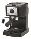 【中古】(未使用・未開封品)　デロンギ(DeLonghi)エスプレッソ・カプチーノメーカー スタンダードモデル ブラック×シルバー 1L EC152J tu1jdyt