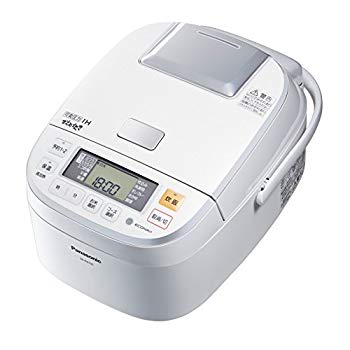 【中古】パナソニック 5.5合 炊飯器 圧力IH式 おどり炊き ホワイト SR-PB105-W