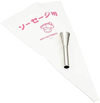 【中古】田中糧機 ソーセージ用口金セット(絞り袋付き) フランクフルト用 3200 真鍮メッキ、綿布、樹脂加工 日本 WKT50200 2mvetro