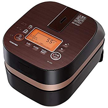 東芝 IHジャー炊飯器（2.5合炊き）　グランブラウンTOSHIBA　備長炭かまど本羽釜 RC-4ZPJ-T ggw725x