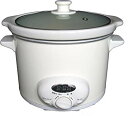 【中古】スロークッカー・タイマー付煮込み名人 ASCT22 ホワイト ASCT22 2mvetro