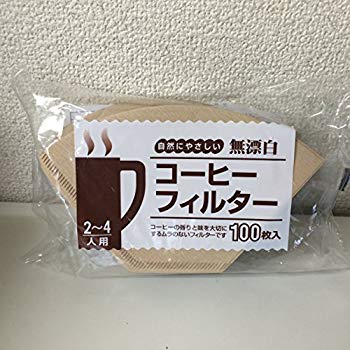 【中古】(未使用・未開封品)　カナエシコウ コーヒーフィルター　2−4人用（102）　100枚 7z28pnb