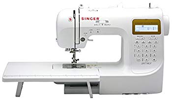 【状態　非常に良い】【中古品】SINGER コンピュータミシン(数字・アルファベット・ひらがな縫い可能) SN778EX【メーカー名】シンガー【メーカー型番】SN778EX【ブランド名】SINGER (シンガー)【商品説明】SINGER コンピュータミシン(数字・アルファベット・ひらがな縫い可能) SN778EXサイズ:幅40.4×奥行18.8×高さ29.8cm電源:100V(50/60Hz)消費電力:70W保証期間:1年付属品:ハードケース、フットコントローラー、ワイドテーブル、針#14×3本、ボビン×3、糸こま押さえ、立式糸立て棒、リッパー(ブラシ付き)、ドライバー(大小)、シームガイド、(裁ちめかがり・裾まつり・ファスナー・サテン・ボタン付け・ボタン穴かがり)各押さえ、取扱説明DVD、取扱説明書、保証書当店では初期不良に限り、商品到着から7日間は返品を 受付けております。万が一、品切れの場合は2週間程度でお届け致します。""ご注文からお届けまで""1、ご注文⇒ご注文は24時間受け付けております。2、注文確認⇒ご注文後、当店から注文確認メールを送信します。3、在庫確認⇒国内在庫：3〜5日程度でお届け。　海外在庫：2週間程度でお届け。""　※中古品は受注後に、再メンテナンス、梱包しますので　お届けまで3日〜7日程度とお考え下さい。""　※在庫切れの場合はご連絡させて頂きます。4、入金確認⇒前払い決済をご選択の場合、ご入金確認後、配送手配を致します。5、出荷⇒配送準備が整い次第、出荷致します。配送業者、追跡番号等の詳細をメール送信致します。6、到着⇒出荷後、1〜3日後に商品が到着します。　※離島、北海道、九州、沖縄は遅れる場合がございます。予めご了承下さい。ご来店ありがとうございます。