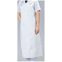 【中古】【非常に良い】ジンナイ シャバルバ674 胸付前掛(抗菌加工) LL ホワイト ポリエステルターポリン0.43mm厚 特殊配合PVC樹脂コーティング 日...