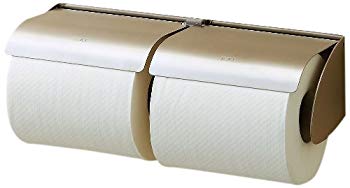 【中古】LIXIL(リクシル) INAX トイレ用 横2連式紙巻器 ステンレス(ヘアライン) CF-12SW rdzdsi3