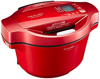 【中古】シャープ 自動調理 鍋 ヘルシオ ホットクック 1.6L 無水鍋レッド KN-HT99A-R w17b8b5