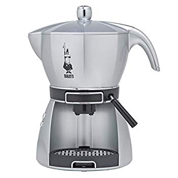 【中古】BIALETTI (ビアレッティ) エスプレッソマシン モキッシマ シルバー 幅29×奥行21×高さ34.5cm CF43-SV w17b8b5