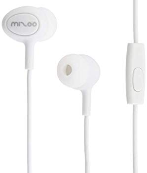 【中古】(未使用・未開封品)　藤本電業 カラフルハンズフリーイヤホン 有線 マイク付き カナルタイプ ホワイト ESM-03WH 6k88evb