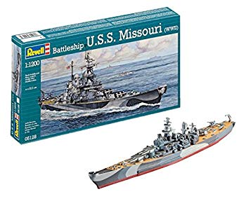 Battleship - 【中古】(未使用・未開封品)　ドイツレベル 1/1200 U.S.S. 戦艦ミズーリ 第二次世界大戦 05128 プラモデル v1yptgt