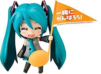 【中古】【非常に良い】ねんどろいど 初音ミク 応援ver. 約100mm (ノンスケール) ABS PVC製 塗装済み 可動フィギュア (Cheerful JAPAN限定) g6bh9ry