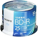 【中古】ソニー(SONY) ビデオ用ブルーレイディスク 50BNR1VJPP4 (BD-R 1層:4倍速 50枚パック) 2zzhgl6