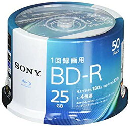 【中古】ソニー(SONY) ビデオ用ブルーレイディスク 50BNR1VJPP4 (BD-R 1層:4倍速 50枚パック) 2zzhgl6