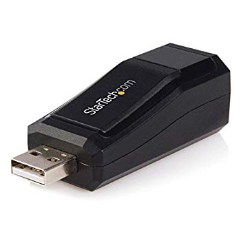 【中古】StarTech.com USB 2.0接続コンパクト有線LANアダプタ ブラックUSB2106S 2mvetro