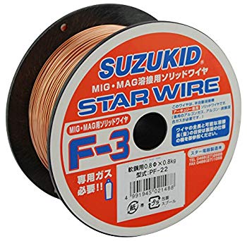 未使用、未開封品ですが弊社で一般の方から買取しました中古品です。一点物で売り切れ終了です。(中古品)スズキッド(SUZUKID) ソリッド軟鋼0.8φ*0.8kg PF-22【メーカー名】スター電器製造(SUZUKID)【メーカー型番】PF-22【ブランド名】スター電器製造(SUZUKID)【商品説明】スズキッド(SUZUKID) ソリッド軟鋼0.8φ*0.8kg PF-22用途:軟鋼用重量:0.8kgワイヤ径:0.8mmワイヤ長:約200m溶接長(量):約13.0m当店では初期不良に限り、商品到着から7日間は返品を 受付けております。品切れの場合は2週間程度でお届け致します。ご注文からお届けまで1、ご注文⇒24時間受け付けております。2、注文確認⇒当店から注文確認メールを送信します。3、在庫確認⇒中古品は受注後に、再メンテナンス、梱包しますので　お届けまで3日〜10日程度とお考え下さい。4、入金確認⇒前払い決済をご選択の場合、ご入金確認後、配送手配を致します。5、出荷⇒配送準備が整い次第、出荷致します。配送業者、追跡番号等の詳細をメール送信致します。6、到着⇒出荷後、1〜3日後に商品が到着します。当店はリサイクル専門店につき一般のお客様から買取しました中古扱い品です。
