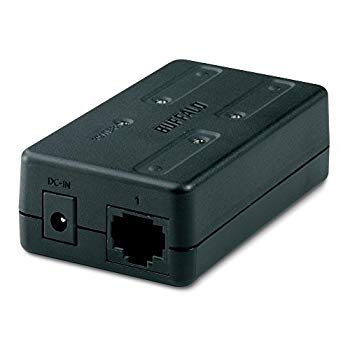 【中古】BUFFALO 10/100Mbps対応 プラスチック筺体 AC&USB電源 3ポート ブラック スイッチングハブ LSW-TX-3EP/CUB wyw801m