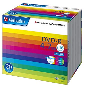 yÁzyɗǂzOHwfBA Verbatim DVD-R 4.7GB 1L^p 1-16{ 5mmP[X 20pbN ChΉ zCg[x DHR47JP20V1 wyw801m