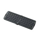 【中古】ELECOM 折りたたみBluetoothキーボード シリコンキー iPhoneiPad対応 英字配列 ブラック TK-FBS039EBK tf8su2...