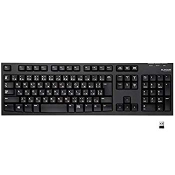 【中古】【非常に良い】エレコム キーボード ワイヤレス (レシーバー付属) メンブレン フルキーボード 1000万回高耐久 PlayStation4 対応 ブラック TK-FDM063TBK rdzdsi3 【中古】【非常に良い】エレコム キーボード ワイヤレス (レシーバー付属) メンブレン フルキーボード 1000万回高耐久 PlayStation4 対応 ブラック TK-FDM063TBK rdzdsi3