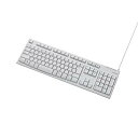 【中古】エレコム キーボード 有線 メンブレン Rohs指令準拠 1000万回高耐久 ブラック TK-FCM064WH/RS rdzdsi3
